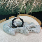 Bague Athéna - Agate noire - Clarté - version 1