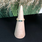 Bague Ostara - Agate mousse - Renouveau - version 2