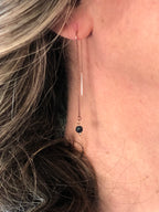 Boucle d'oreille Héra - Saphir - Loyauté - 1 perle