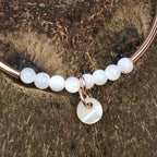 Bracelet  Artémis - Nacre blanche - Intuition