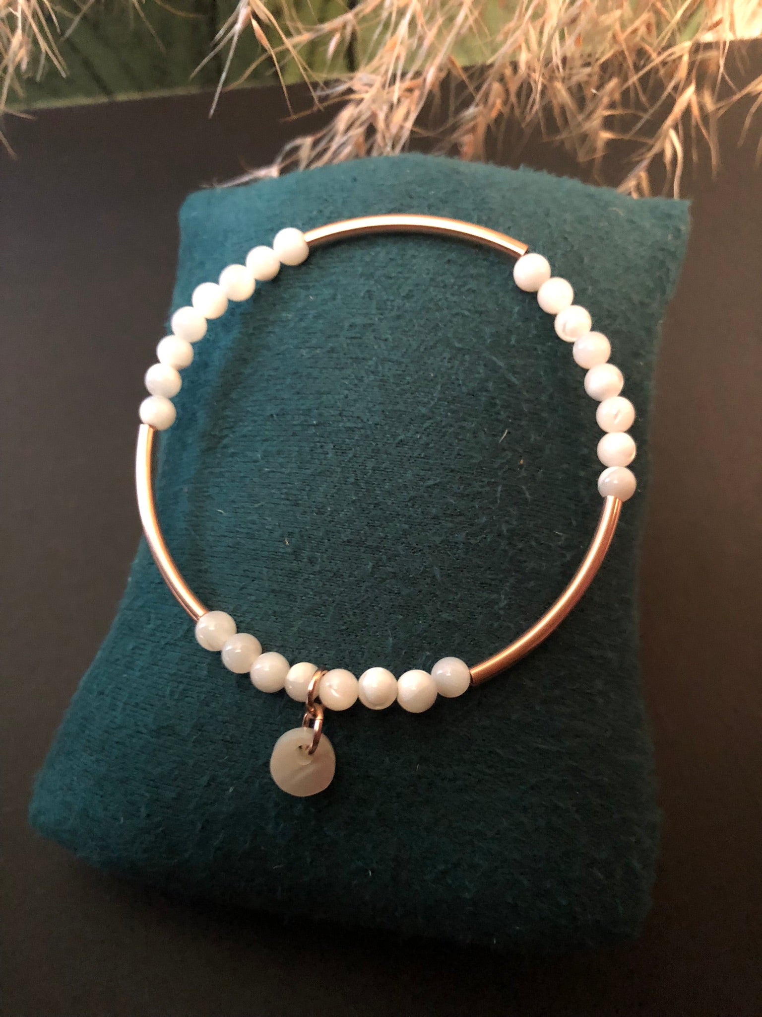 Bracelet  Artémis - Nacre blanche - Intuition