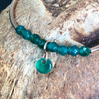Bracelet Déméter - Agate verte - Croissance