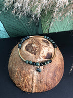 Bracelet Gaïa - Jaspe vert - Ancrage