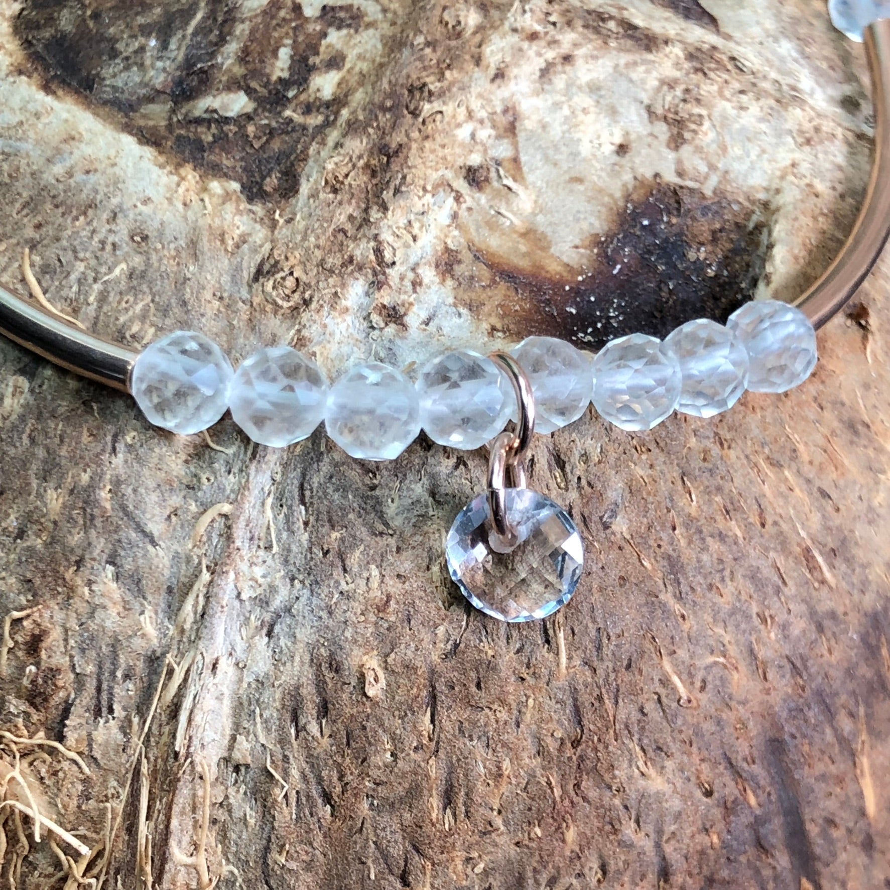Bracelet Iris - Cristal de roche - Alignement