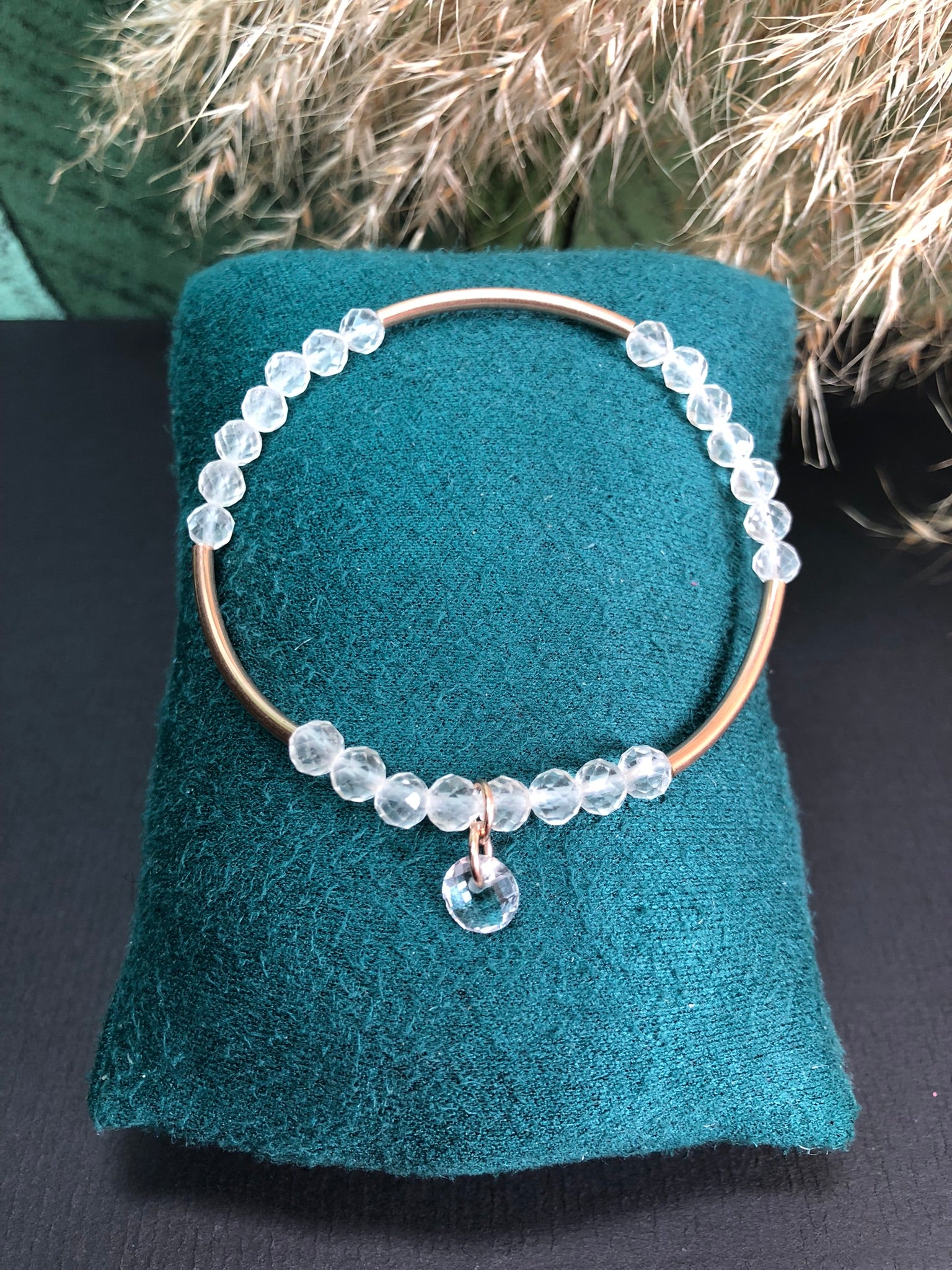 Bracelet Iris - Cristal de roche - Alignement