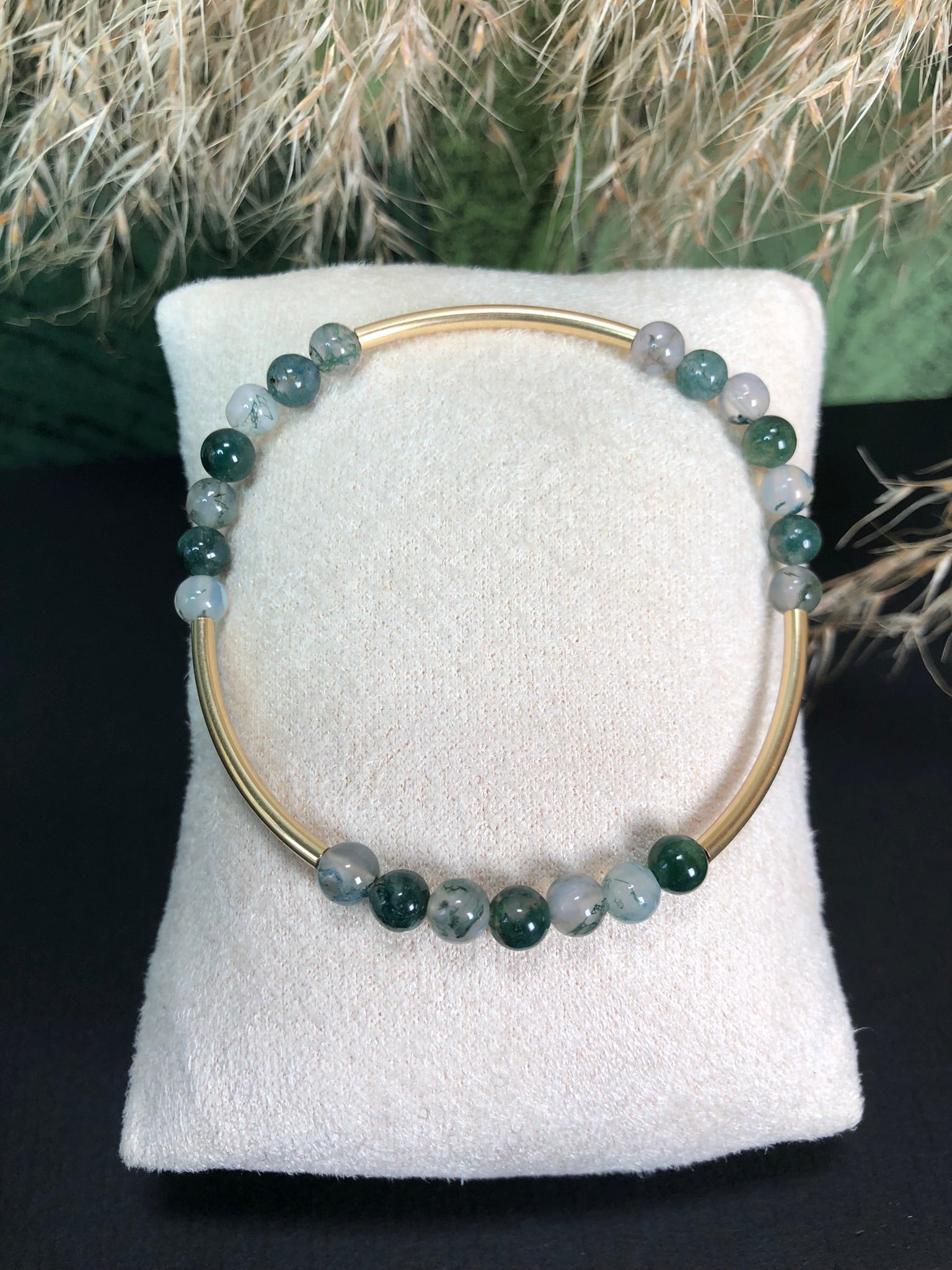 Bracelet Ostara - Agate mousse - Renouveau