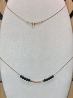 Collier Athéna - Agate noire - Clarté