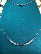 Collier Iris - Cristal de roche - Alignement