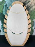 Collier Ostara - Agate mousse - Renouveau